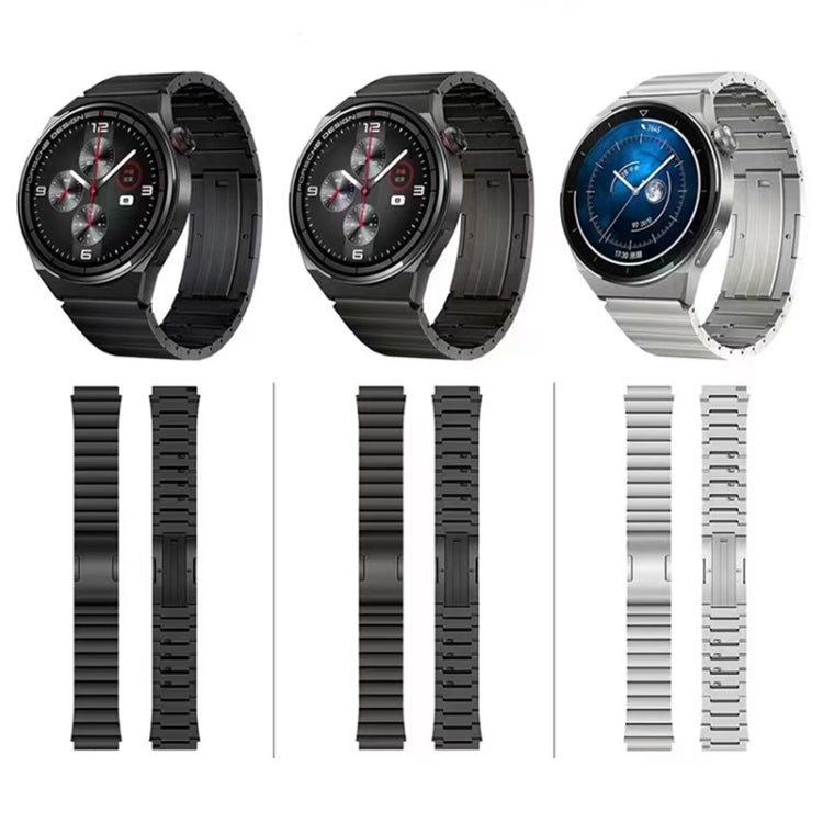 For Huawei Watch 3 / GT 3 Pro / GT 2 Universal Quick Release Titanium Steel Watch Band
