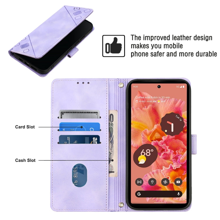 For Google Pixel 6 Skin-feel Embossed Leather Phone Case