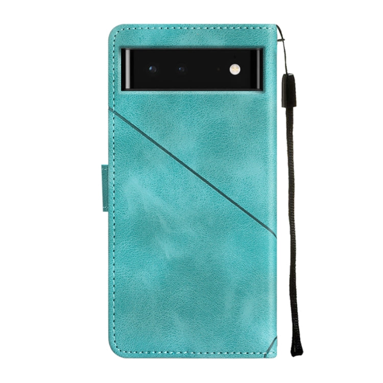 For Google Pixel 6 Skin-feel Embossed Leather Phone Case