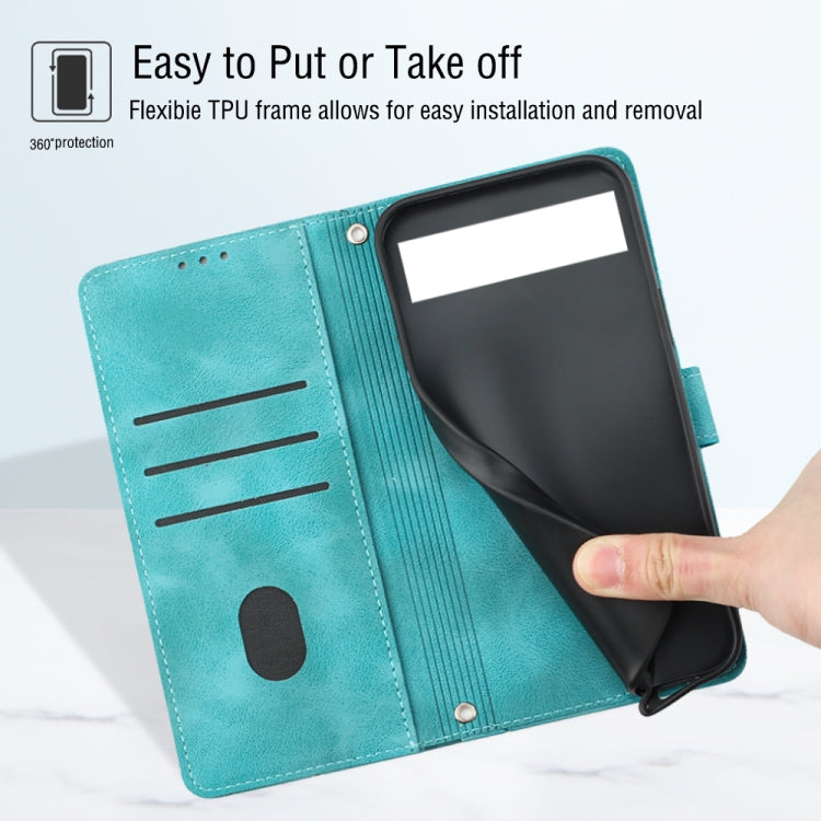 For Google Pixel 6 Skin-feel Embossed Leather Phone Case