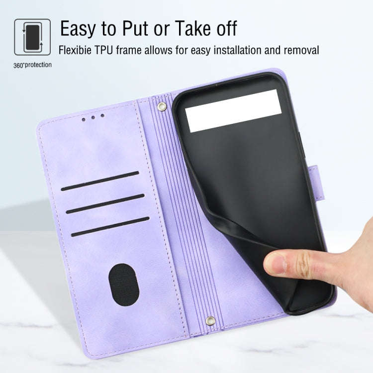 For Google Pixel 7 Skin-feel Embossed Leather Phone Case