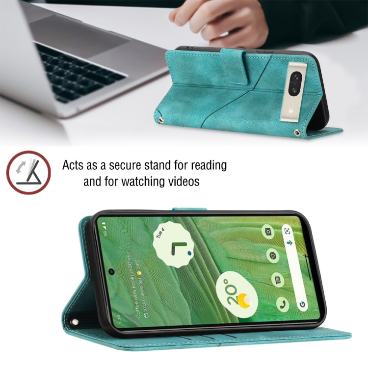 For Google Pixel 7 Skin-feel Embossed Leather Phone Case