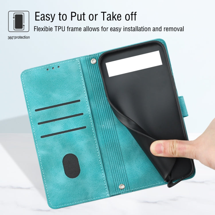 For Google Pixel 7 Skin-feel Embossed Leather Phone Case