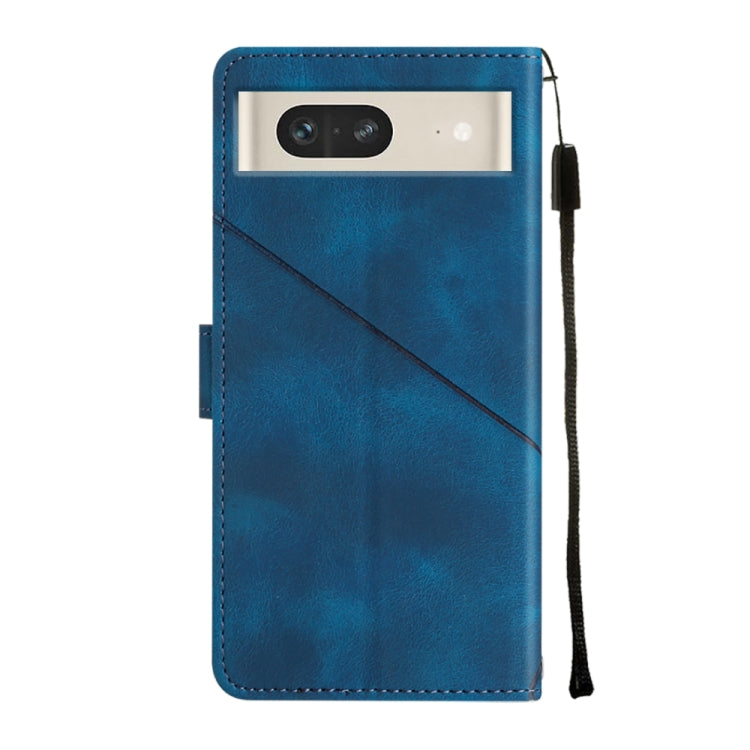 For Google Pixel 7 Skin-feel Embossed Leather Phone Case