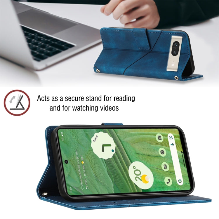 For Google Pixel 7 Skin-feel Embossed Leather Phone Case