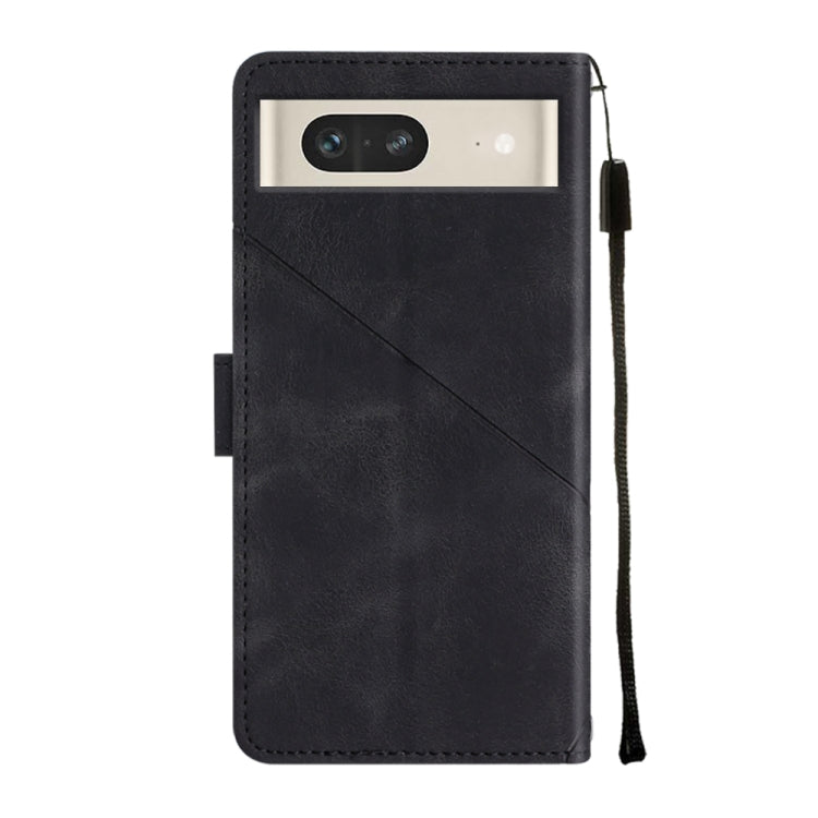 For Google Pixel 7 Skin-feel Embossed Leather Phone Case