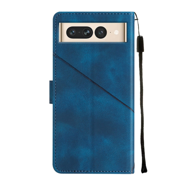 For Google Pixel 7 Pro Skin-feel Embossed Leather Phone Case