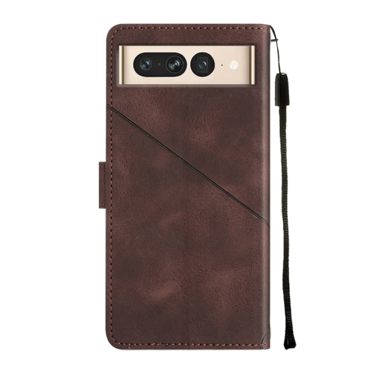 For Google Pixel 7 Pro Skin-feel Embossed Leather Phone Case