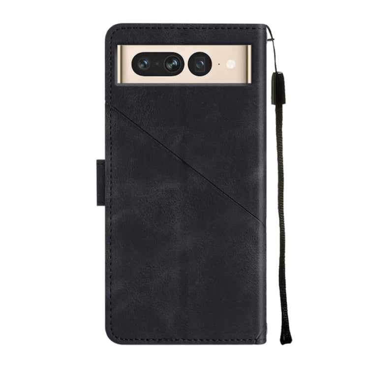 For Google Pixel 7 Pro Skin-feel Embossed Leather Phone Case