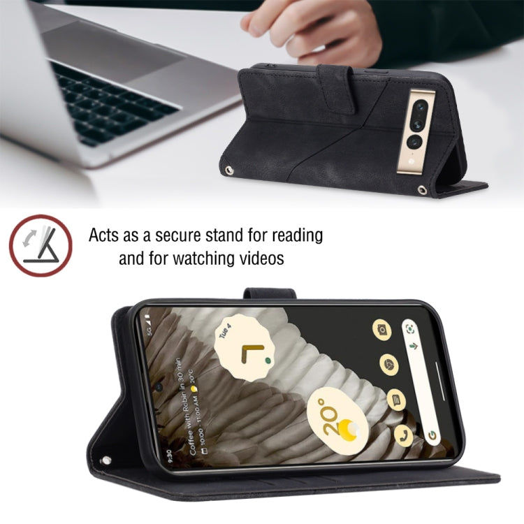 For Google Pixel 7 Pro Skin-feel Embossed Leather Phone Case