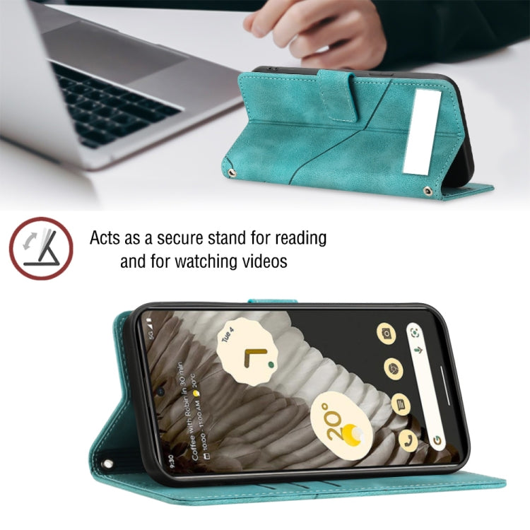 For Google Pixel 7a Skin-feel Embossed Leather Phone Case