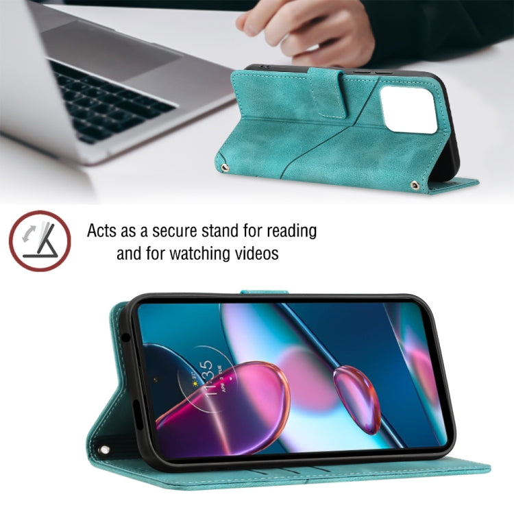 For Motorola Edge+ 2023 Skin-feel Embossed Leather Phone Case