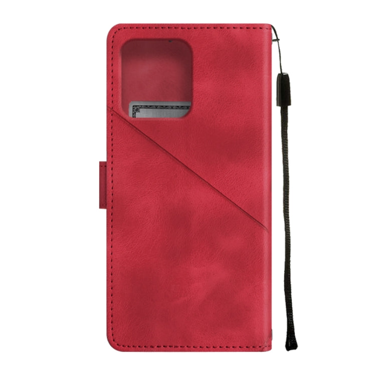 For Motorola Edge+ 2023 Skin-feel Embossed Leather Phone Case