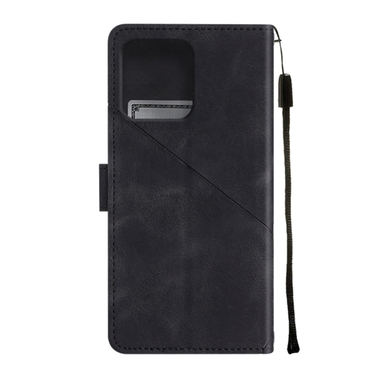 For Motorola Edge+ 2023 Skin-feel Embossed Leather Phone Case