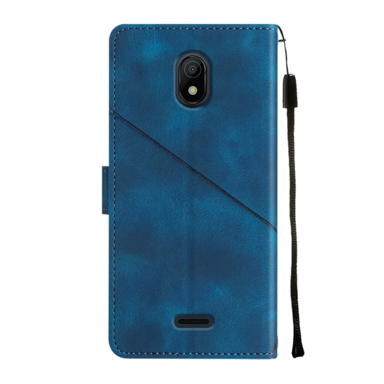 For Nokia C100 Skin-feel Embossed Leather Phone Case