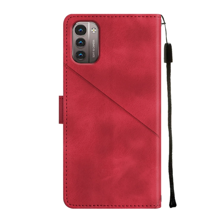 For Nokia G21 / G11 Skin-feel Embossed Leather Phone Case