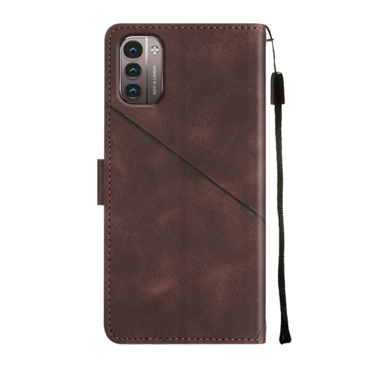 For Nokia G21 / G11 Skin-feel Embossed Leather Phone Case