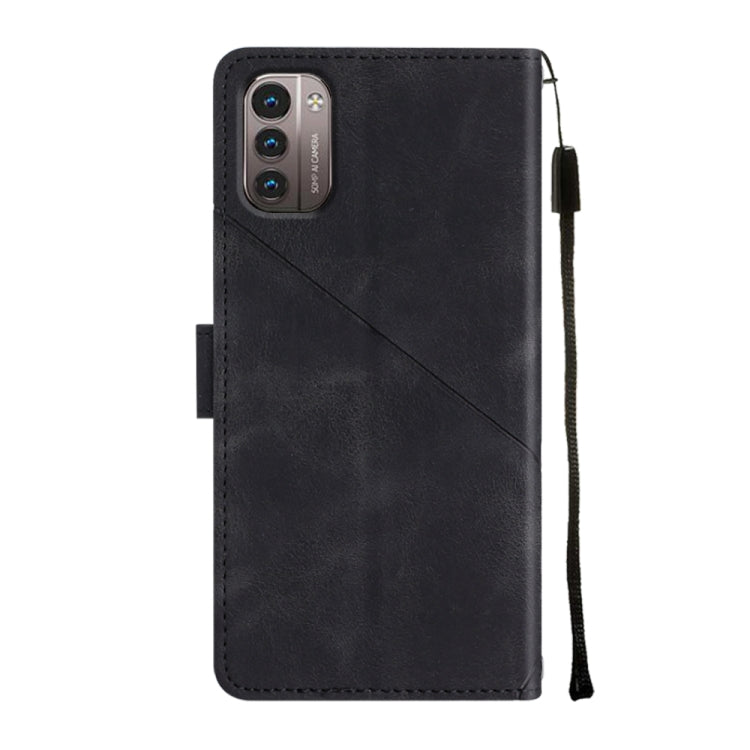 For Nokia G21 / G11 Skin-feel Embossed Leather Phone Case