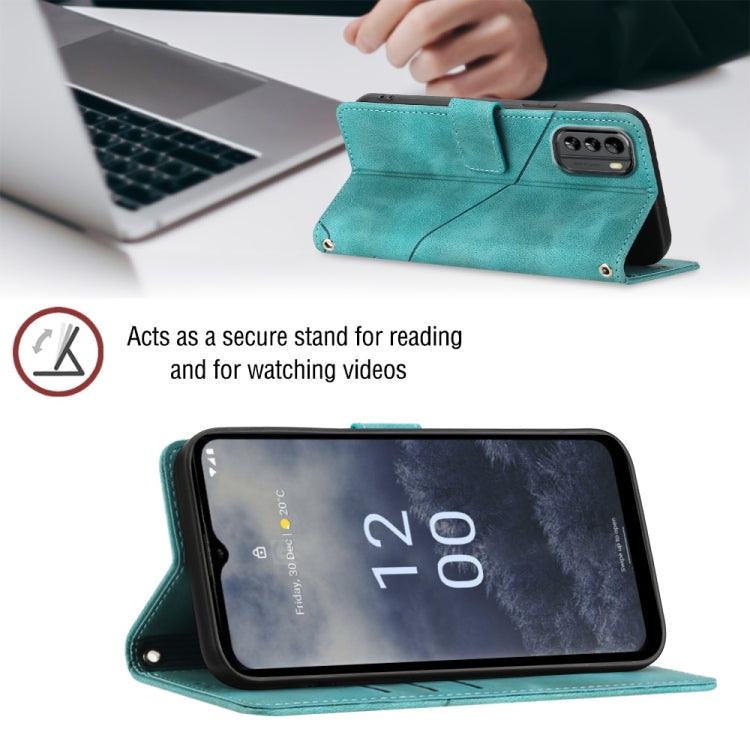 For Nokia G60 Skin-feel Embossed Leather Phone Case