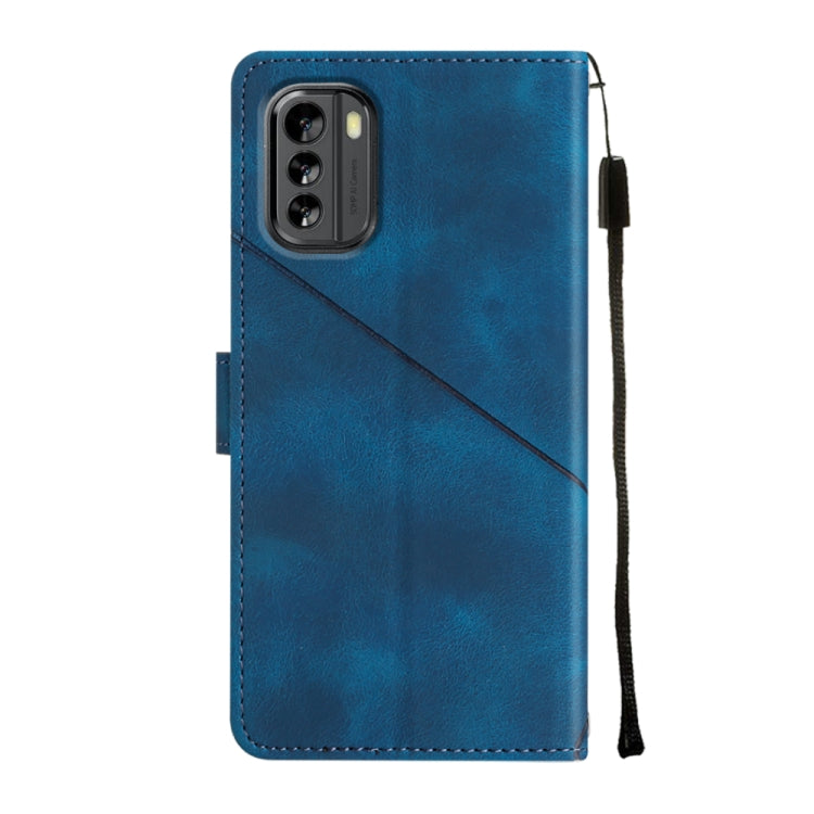 For Nokia G60 Skin-feel Embossed Leather Phone Case