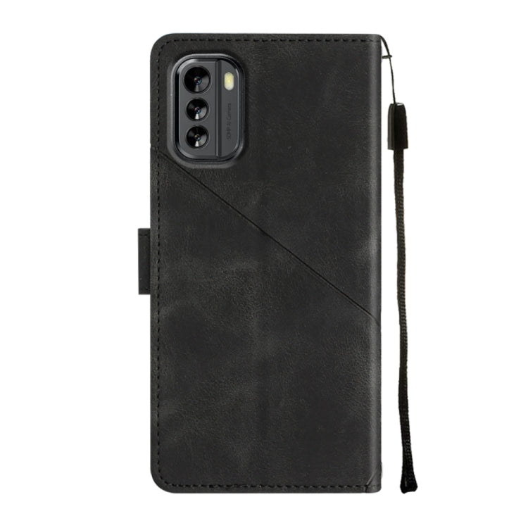 For Nokia G60 Skin-feel Embossed Leather Phone Case