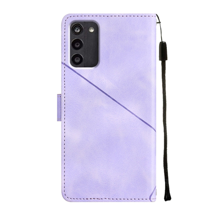 For Nokia G100 Skin-feel Embossed Leather Phone Case