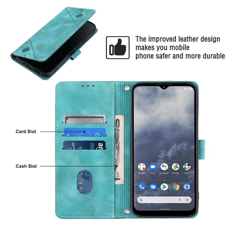 For Nokia G100 Skin-feel Embossed Leather Phone Case