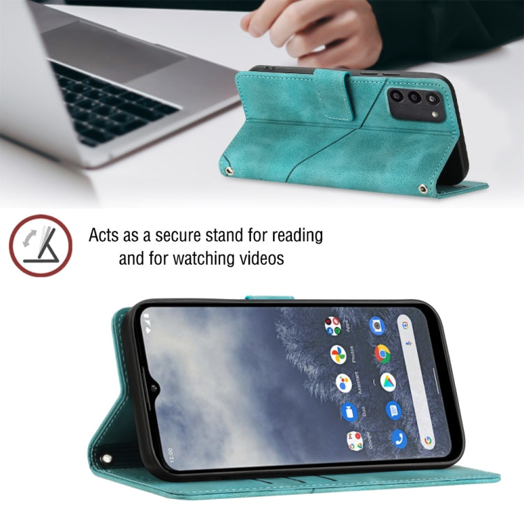 For Nokia G100 Skin-feel Embossed Leather Phone Case