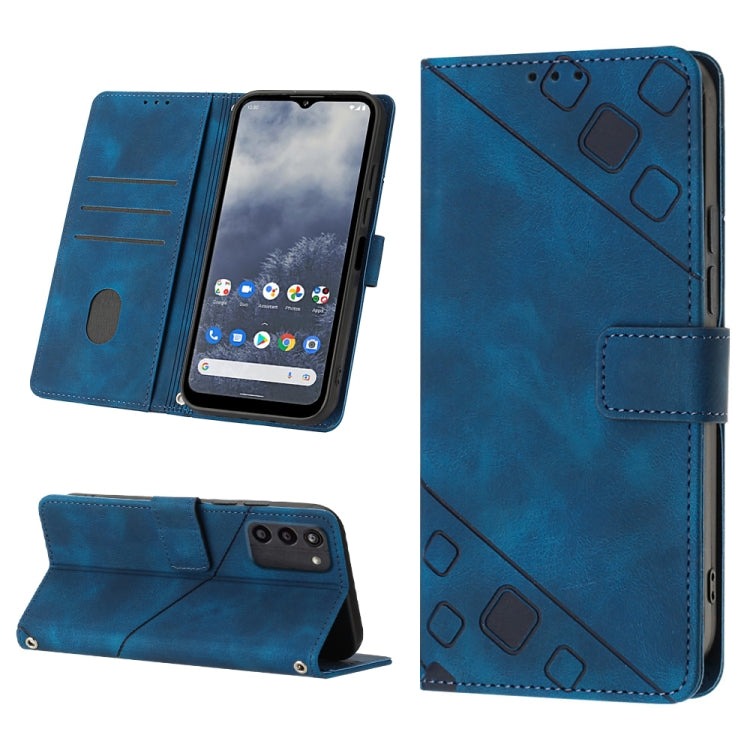 For Nokia G100 Skin-feel Embossed Leather Phone Case