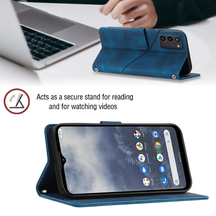 For Nokia G100 Skin-feel Embossed Leather Phone Case