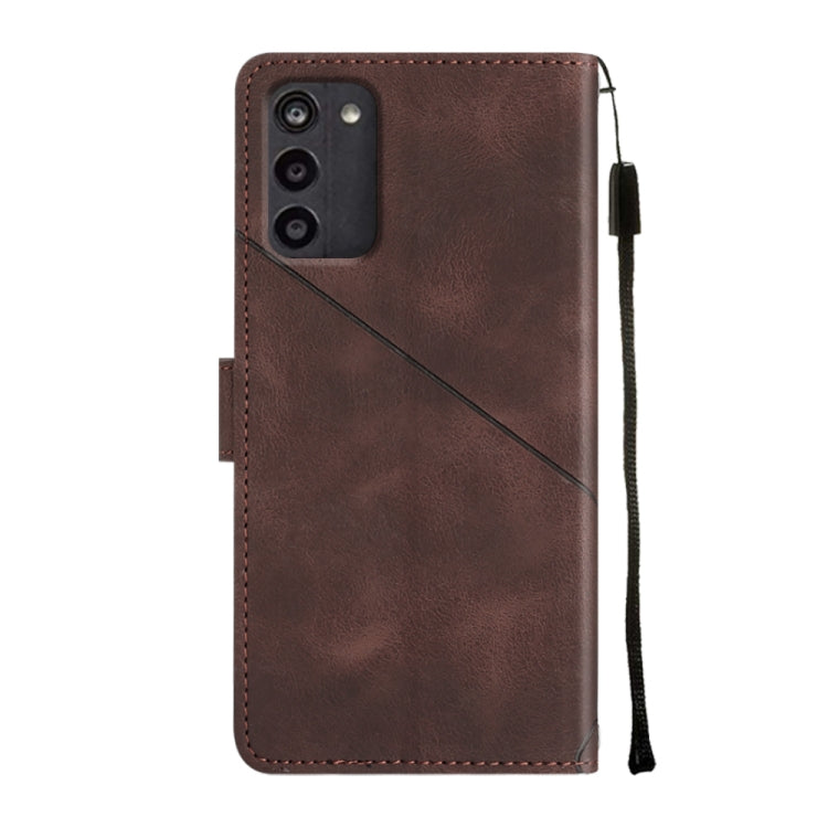 For Nokia G100 Skin-feel Embossed Leather Phone Case