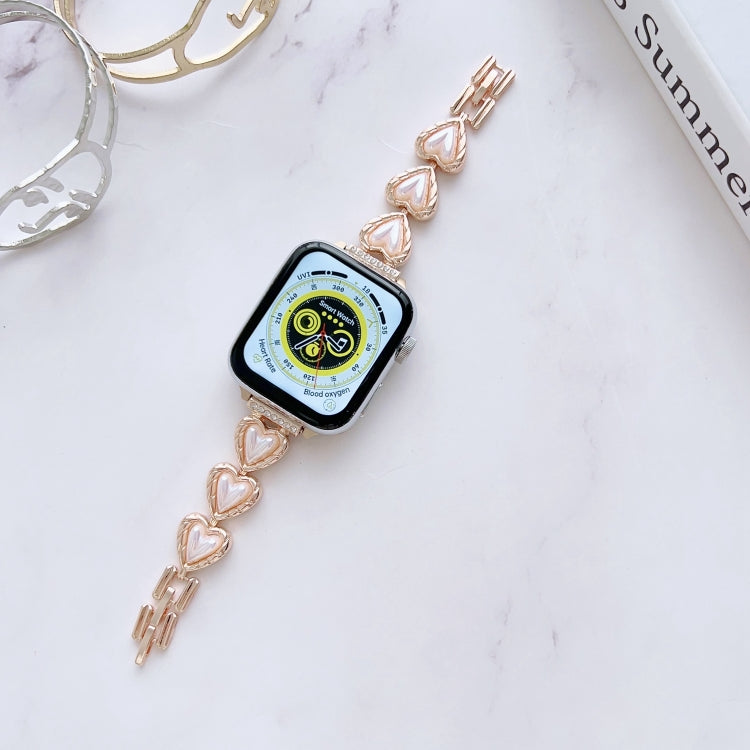 Metal Bracelet Watch Band For Apple Watch Series 8&7 45mm / SE 2&6&SE&5&4 44mm / 3&2&1 42mm