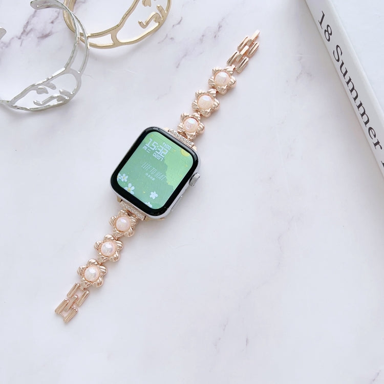 Metal Bracelet Watch Band For Apple Watch Series 8&7 45mm / SE 2&6&SE&5&4 44mm / 3&2&1 42mm