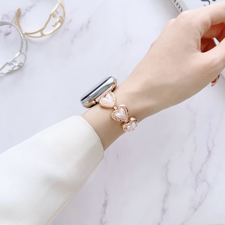 Metal Bracelet Watch Band For Apple Watch Series 8&7 45mm / SE 2&6&SE&5&4 44mm / 3&2&1 42mm