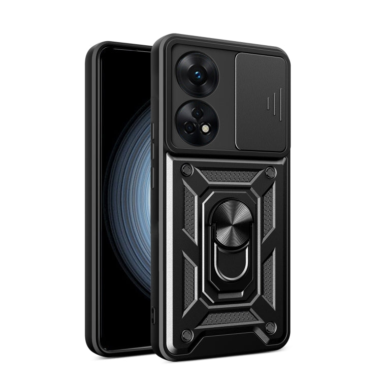 For OPPO Reno8 T 4G Sliding Camera Cover Design Phone Case