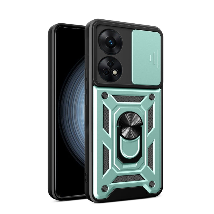 For OPPO Reno8 T 4G Sliding Camera Cover Design Phone Case