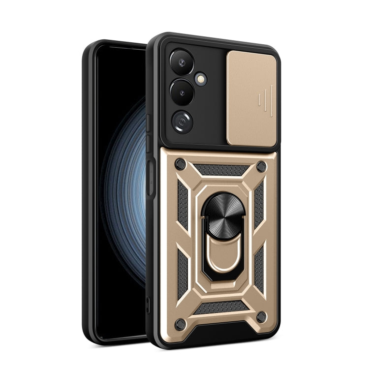 For Tecno Pova 4 Sliding Camera Cover Design Phone Case