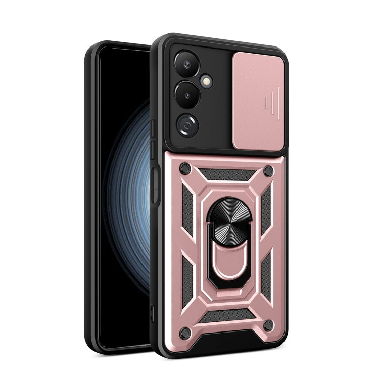For Tecno Pova 4 Sliding Camera Cover Design Phone Case