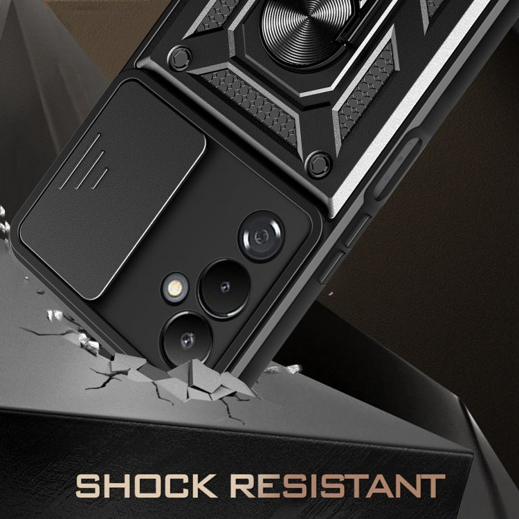 For Tecno Pova 4 Sliding Camera Cover Design Phone Case