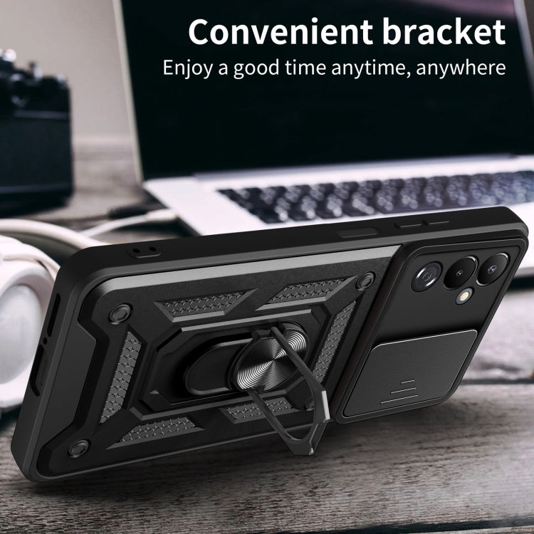For Tecno Pova 4 Sliding Camera Cover Design Phone Case