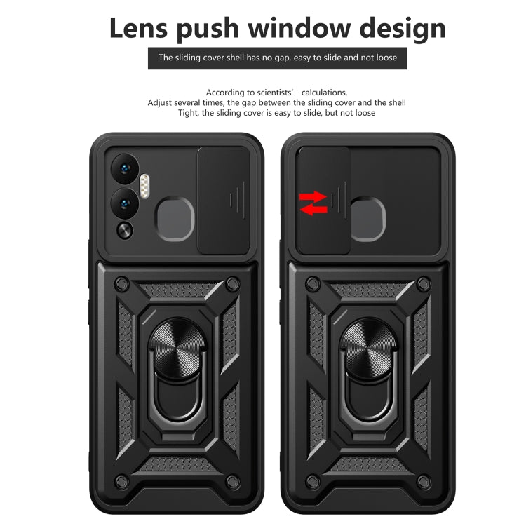 For Infinix Hot 12 Play Sliding Camera Cover Design Phone Case