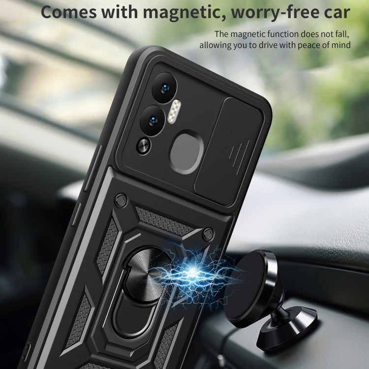 For Infinix Hot 12 Play Sliding Camera Cover Design Phone Case