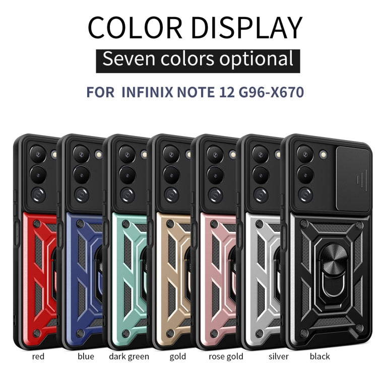 For Infinix Note 12 G96 / X670 Sliding Camera Cover Design Phone Case