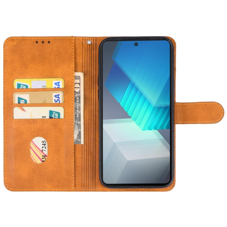 For vivo iQOO Neo7 India Leather Phone Case