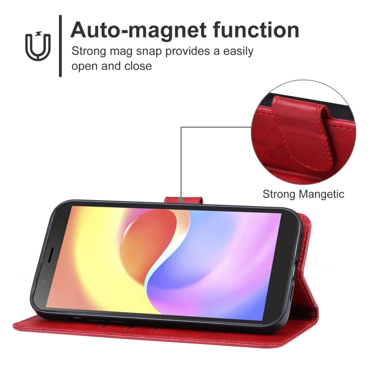 For ZTE Blade A32 Leather Phone Case