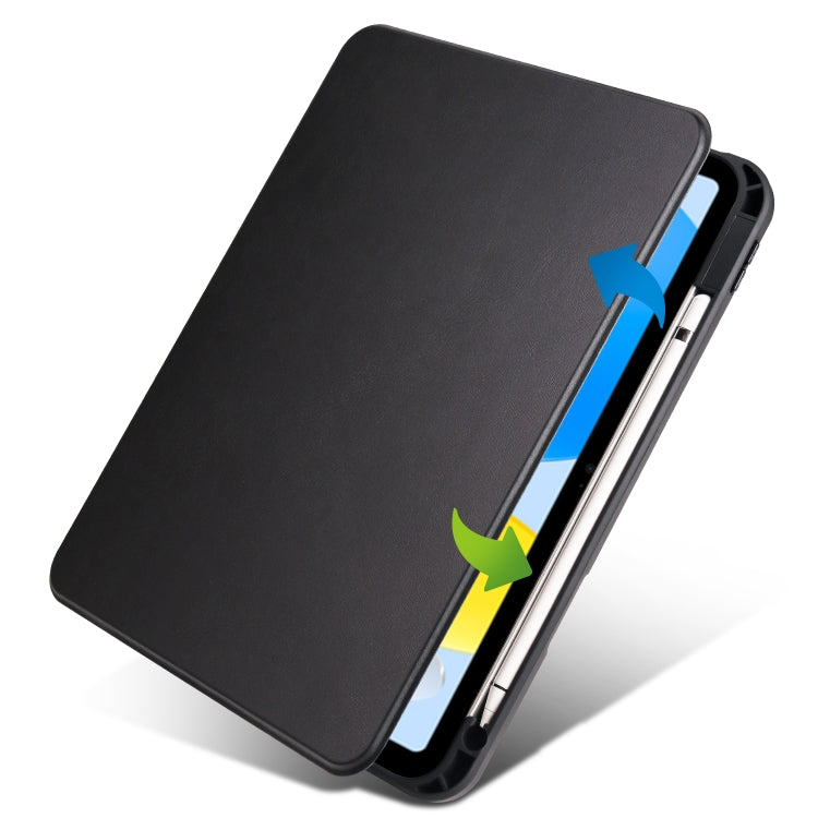 For iPad 10th Gen 10.9 2022 Acrylic 360 Degree Rotation Holder Tablet Leather Case