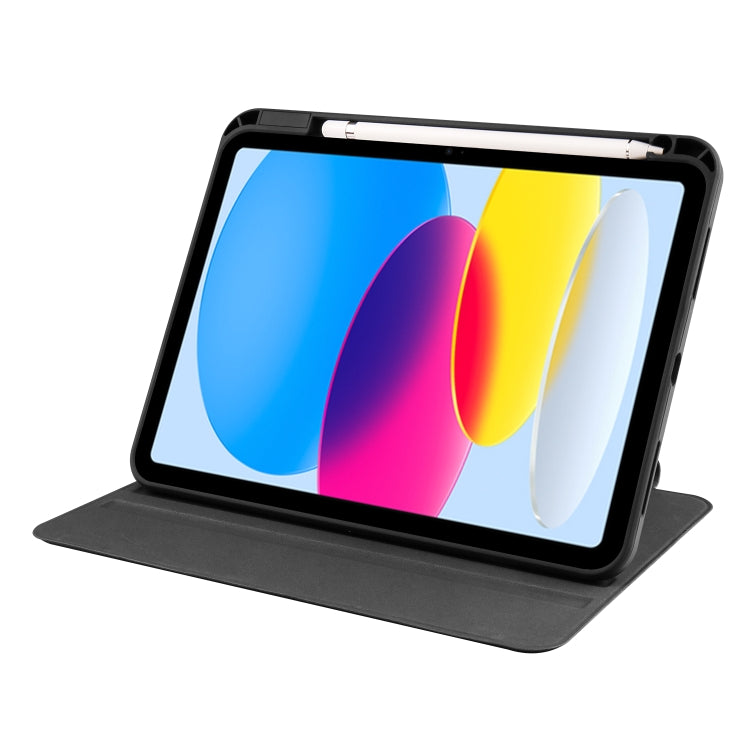 For iPad 10th Gen 10.9 2022 Acrylic 360 Degree Rotation Holder Tablet Leather Case