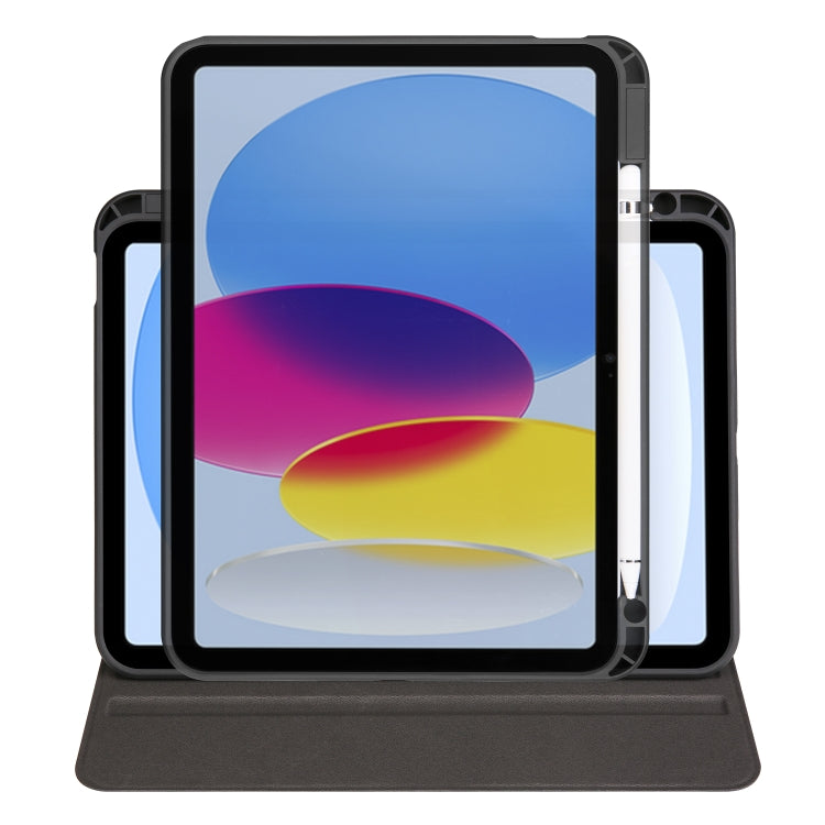 For iPad 10th Gen 10.9 2022 Acrylic 360 Degree Rotation Holder Tablet Leather Case