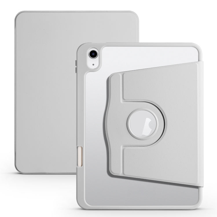 For iPad 10th Gen 10.9 2022 Acrylic 360 Degree Rotation Holder Tablet Leather Case
