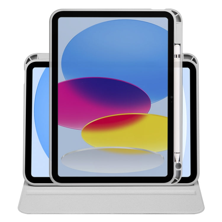 For iPad 10th Gen 10.9 2022 Acrylic 360 Degree Rotation Holder Tablet Leather Case